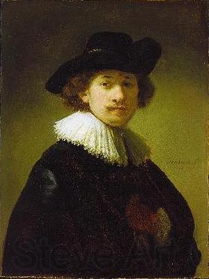 Rembrandt Peale Self-portrait with hat Spain oil painting art
